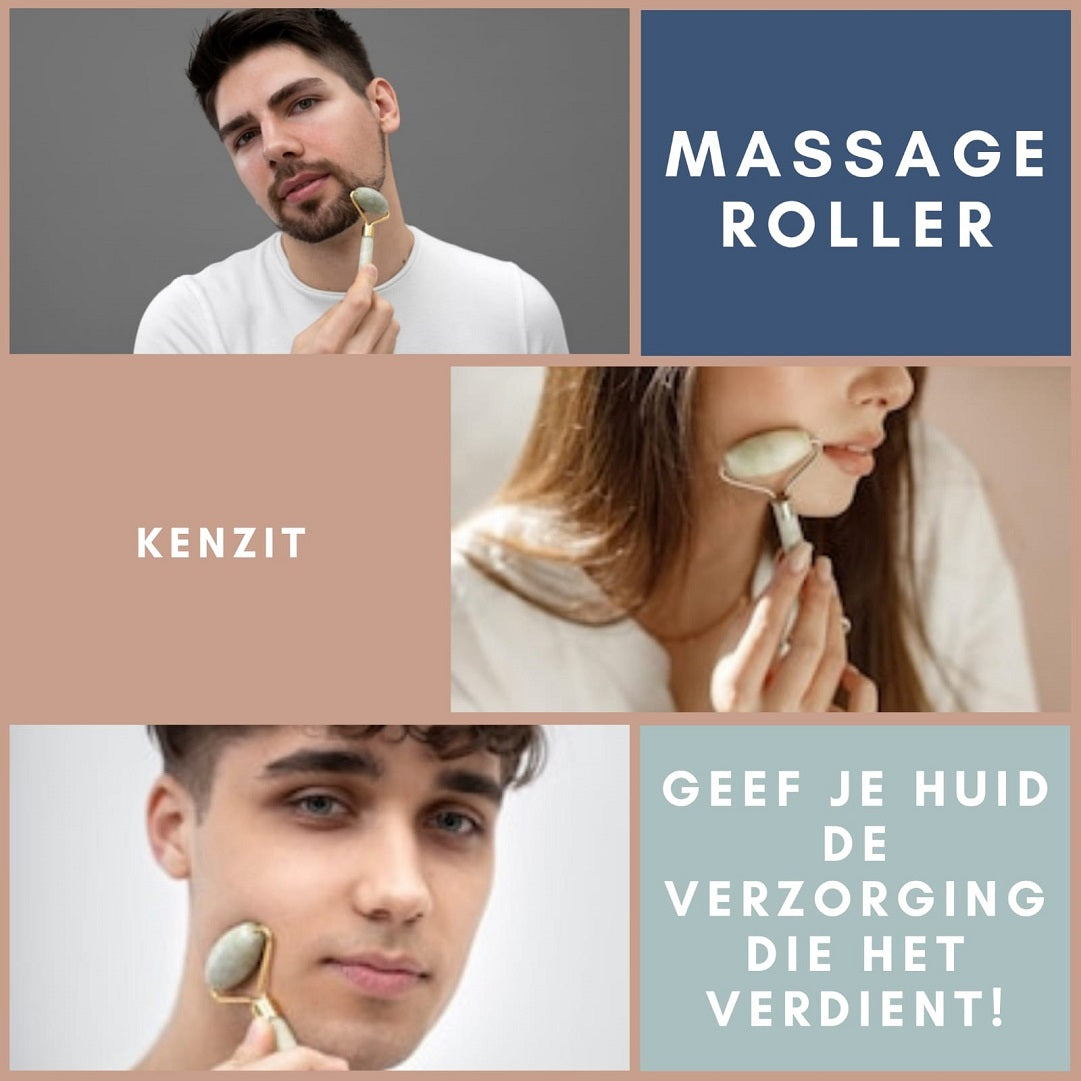 Jade gezichtsmassage roller