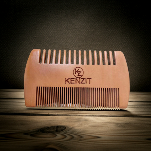 Baardkam - dubbelzijdige houten baardkam